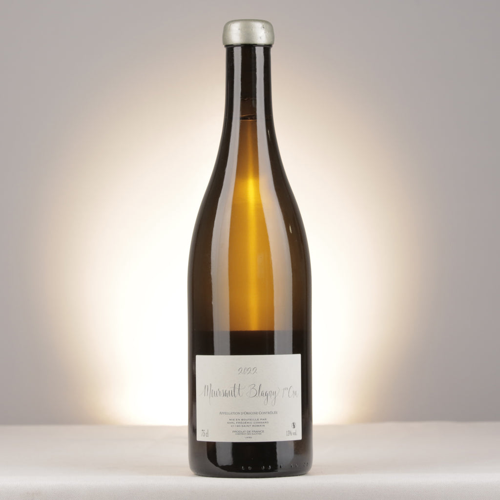 Frédéric Cossard Meursault 1er Cru Blagny 2022 Bottle back