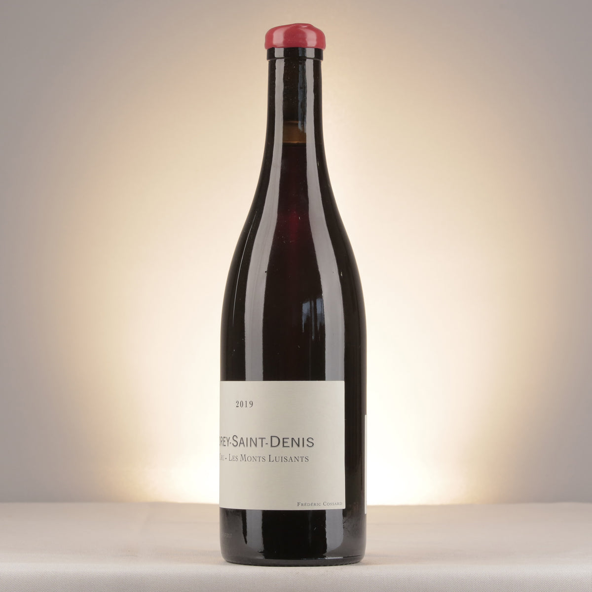 Frédéric Cossard Morey-Saint-Denis 1er Cru Les Monts Luisants 2019 Bottle detail