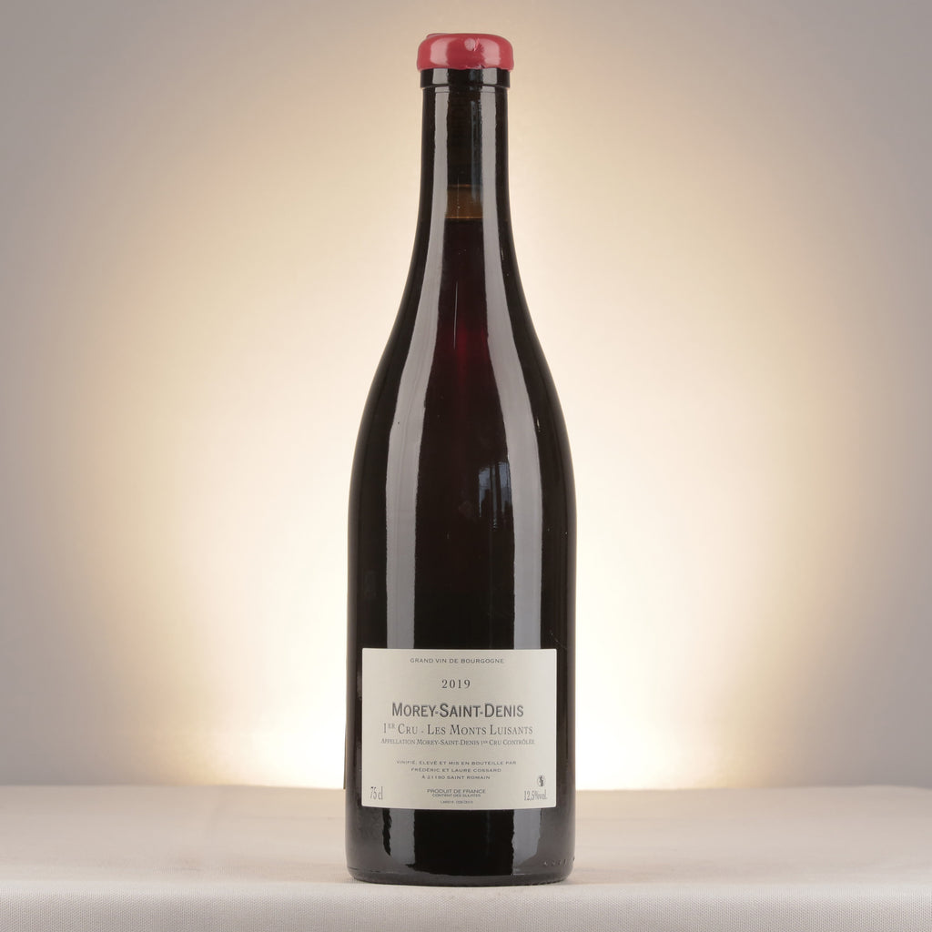 Frédéric Cossard Morey-Saint-Denis 1er Cru Les Monts Luisants 2019 Bottle back