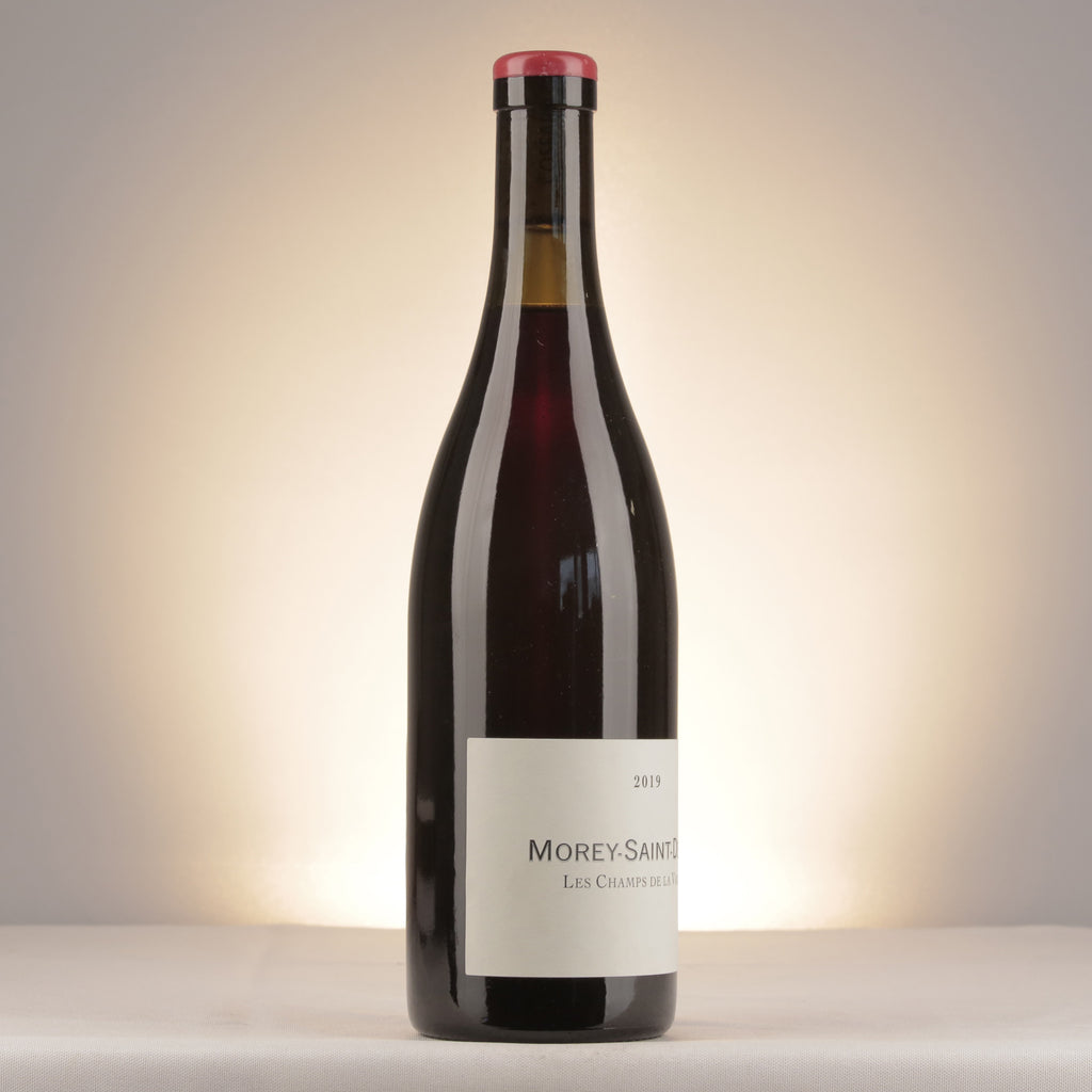 Frédéric Cossard Morey-Saint-Denis Les Champs de la Vigne Qvevris 2019 Bottle label
