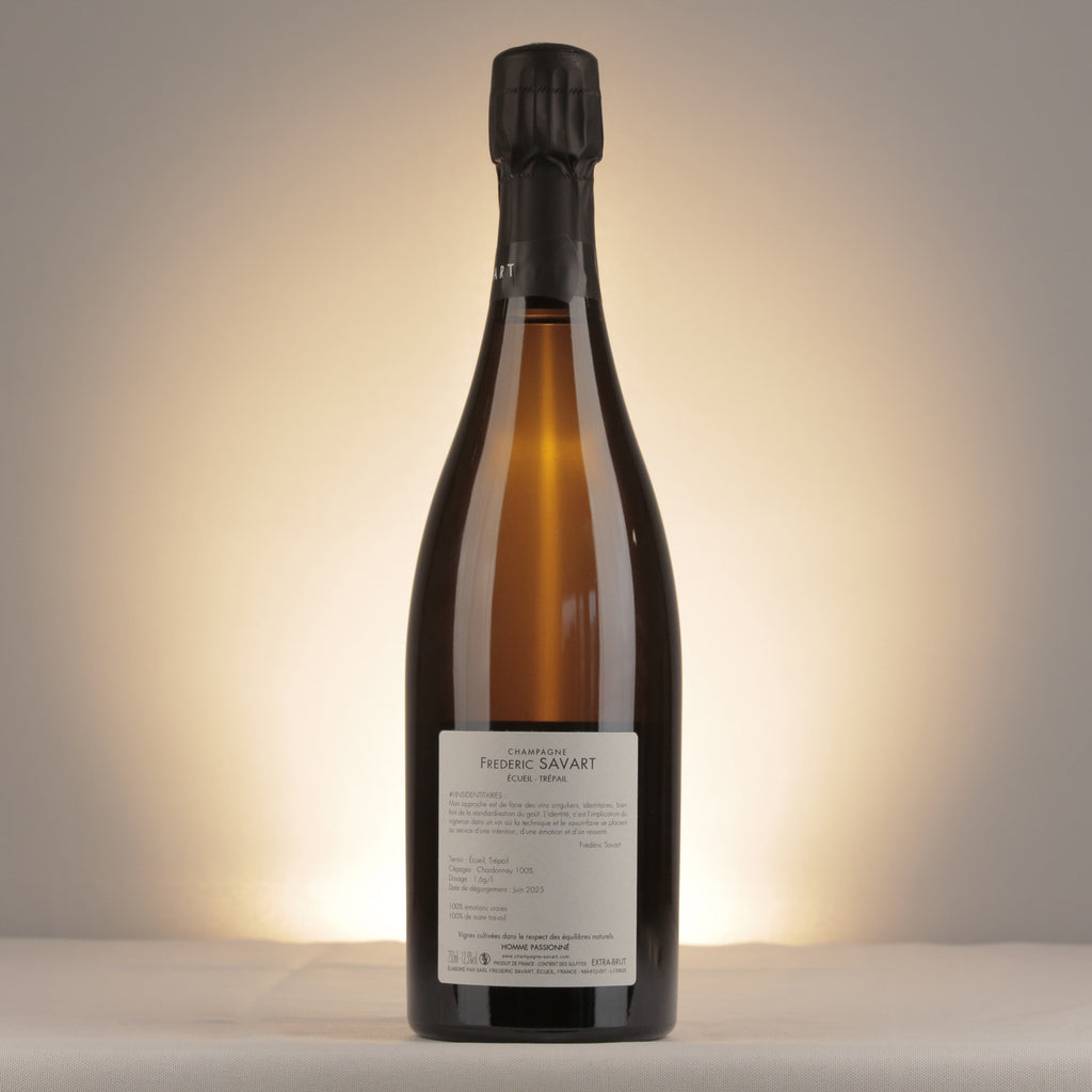 Frédéric Savart Écueil-Trepail Blanc de Blancs 1er Cru NV Bottle back