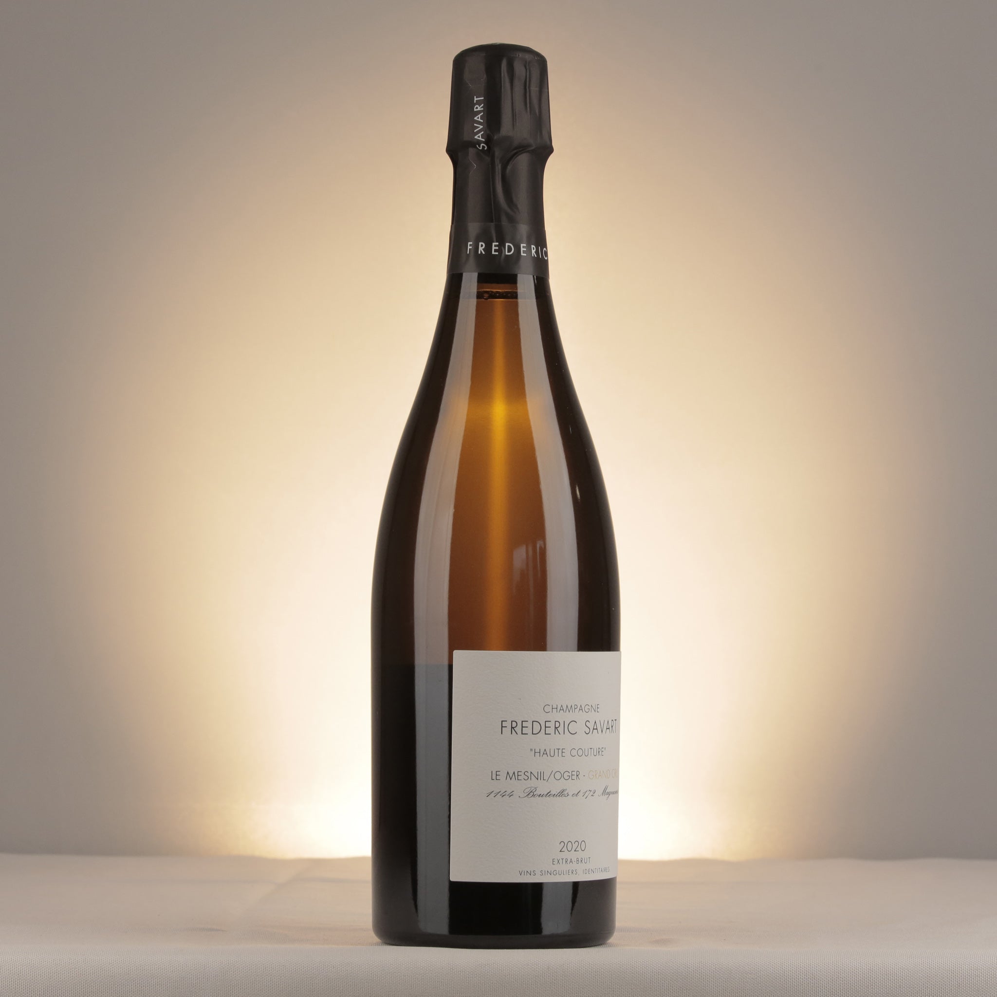 Frédéric Savart Haute Couture Grand Cru Le Mesnil-sur-Oger 2020 Bottle label