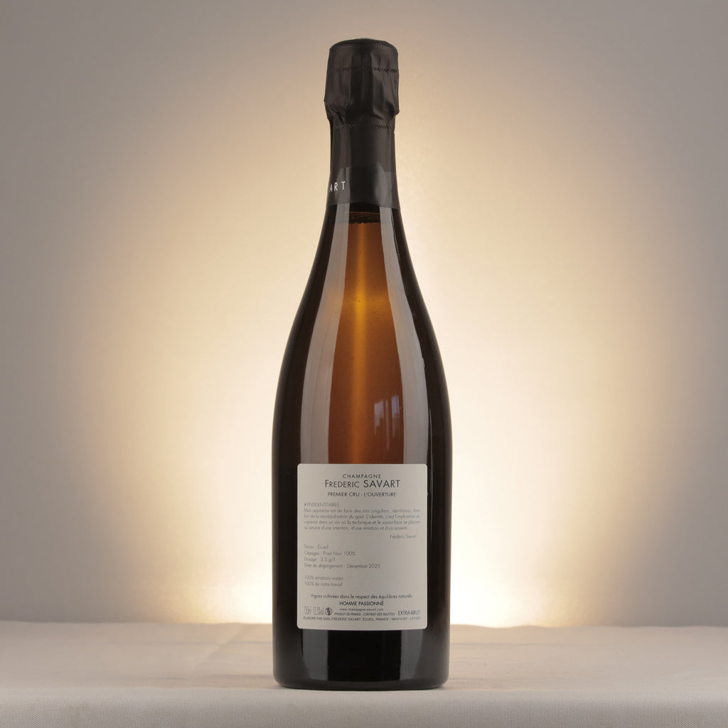 Frédéric Savart L'Ouverture 1er Cru NV Bottle back