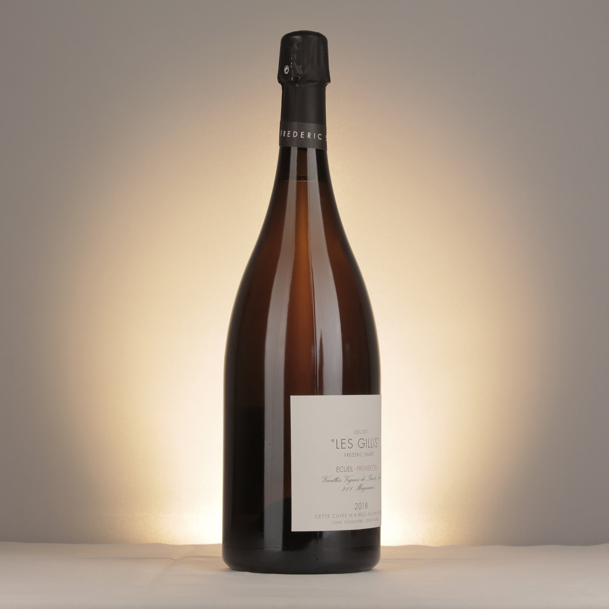 Frédéric Savart Les Gillis Vieilles Vignes de Pinot Noir 1er Cru Écueil 2018 Magnum label