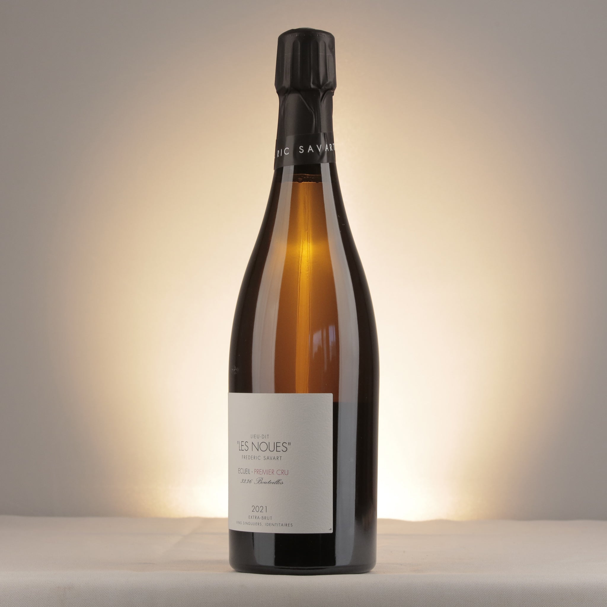 Frédéric Savart Les Noues 1er Cru 2021 Bottle detail
