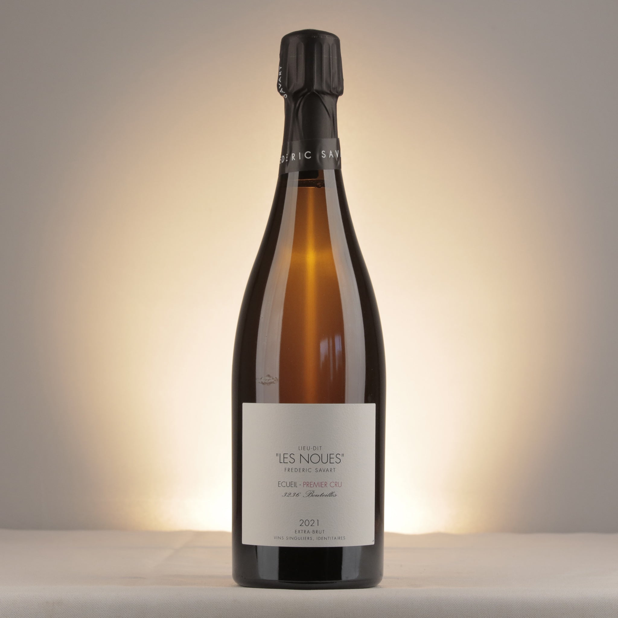 Frédéric Savart Les Noues 1er Cru 2021 Bottle front