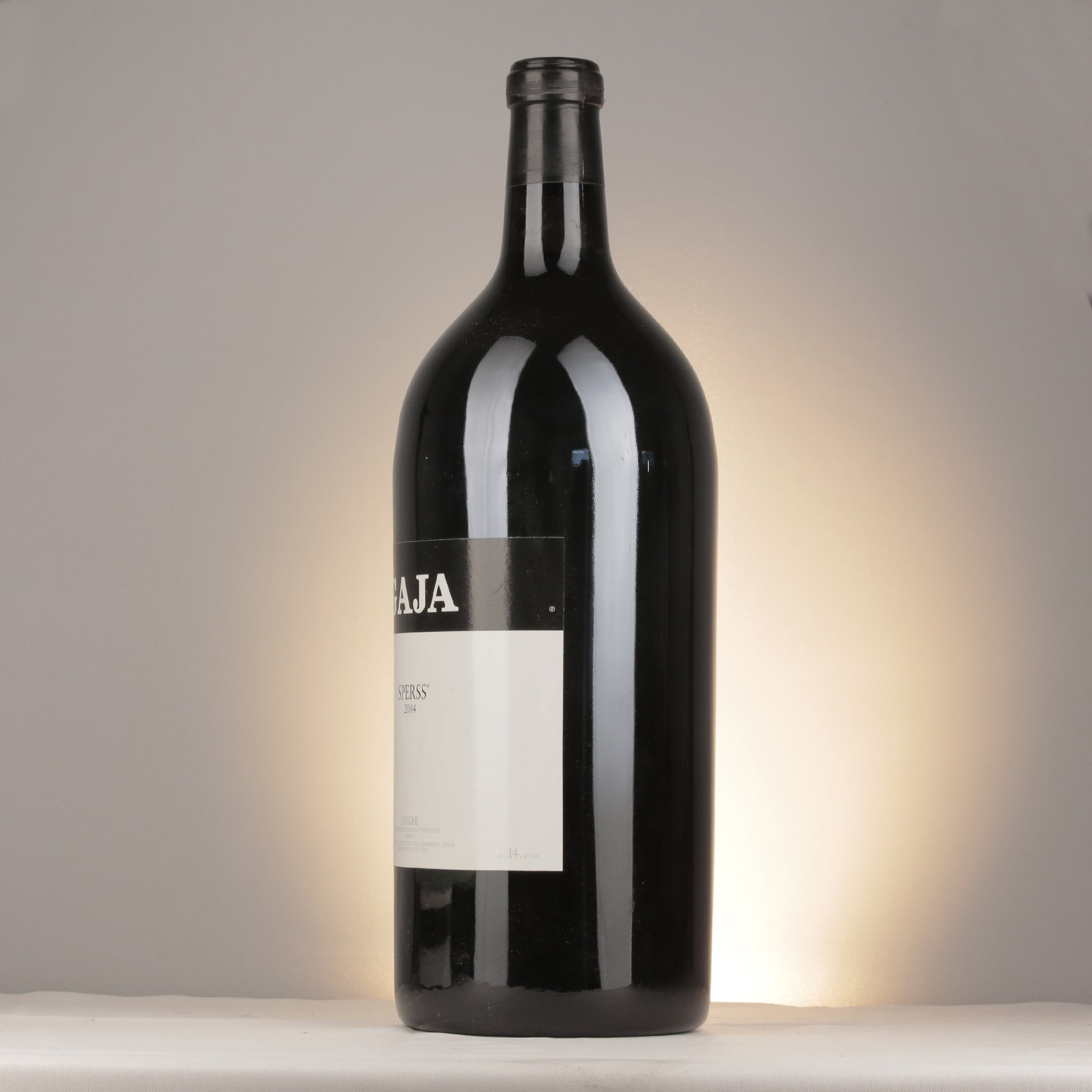 Gaja Barolo Sperss 2004 Mathusalem detail
