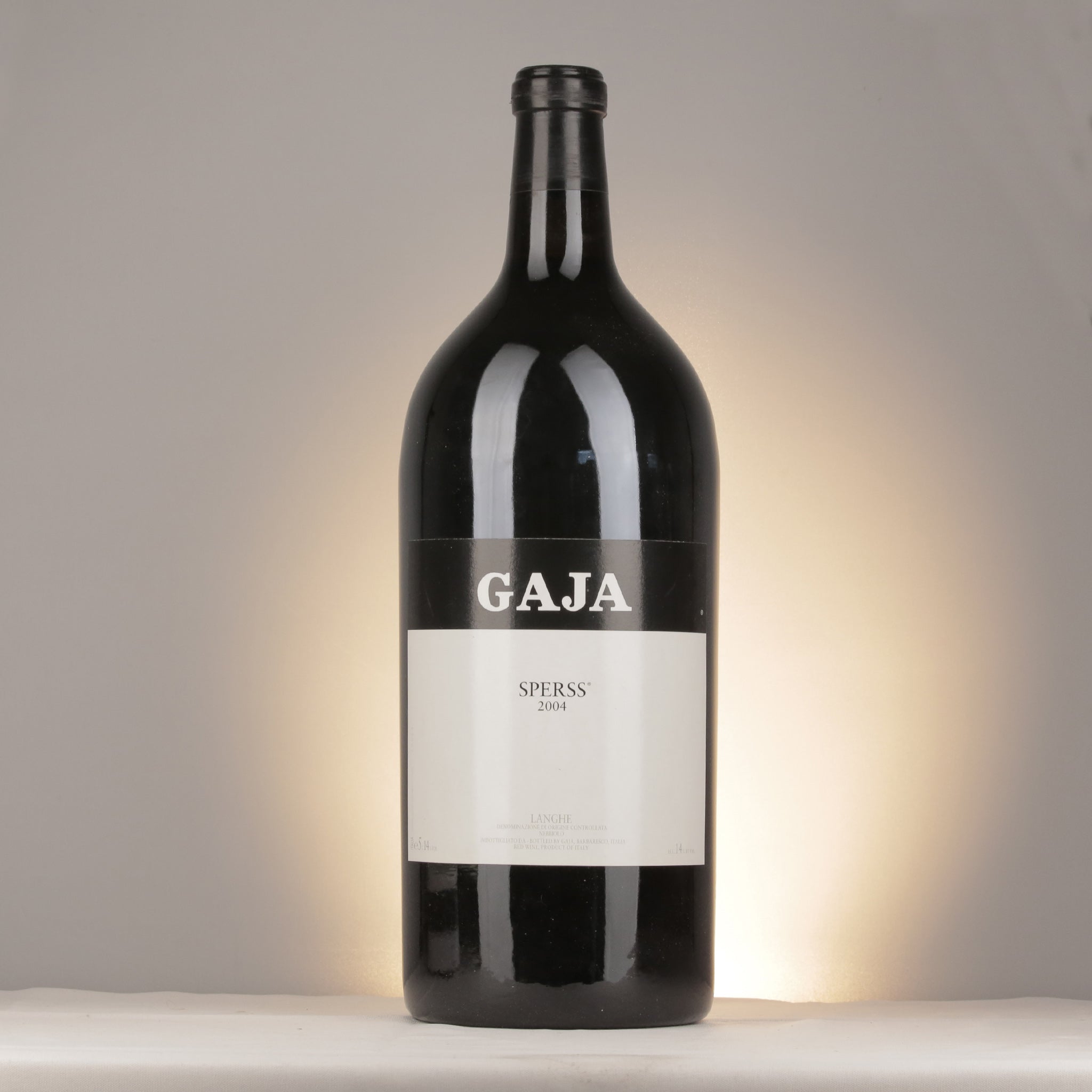 Gaja Barolo Sperss 2004 Mathusalem detail-2