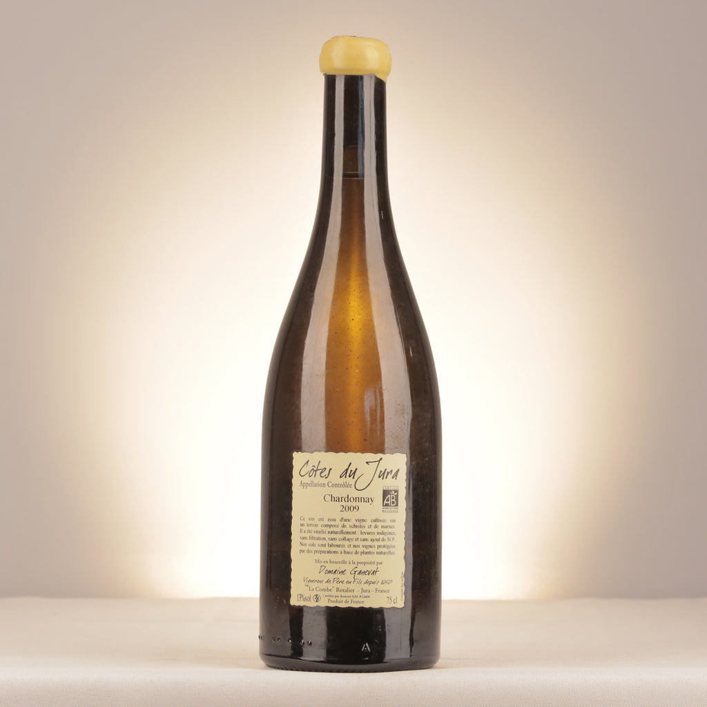 Jean-François Ganevat Grusse en Billat Côtes du Jura 2009 Bottle back