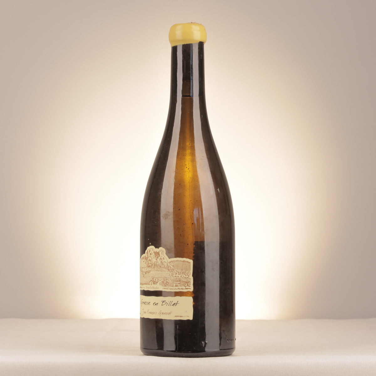 Jean-François Ganevat Grusse en Billat Côtes du Jura 2009 Bottle turned left