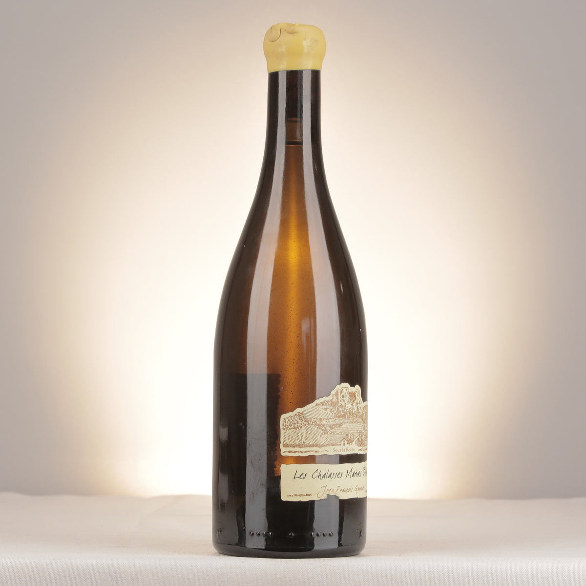 Jean-François Ganevat Les Chalasses Marnes Bleues Côtes du Jura 2007 Bottle turned right