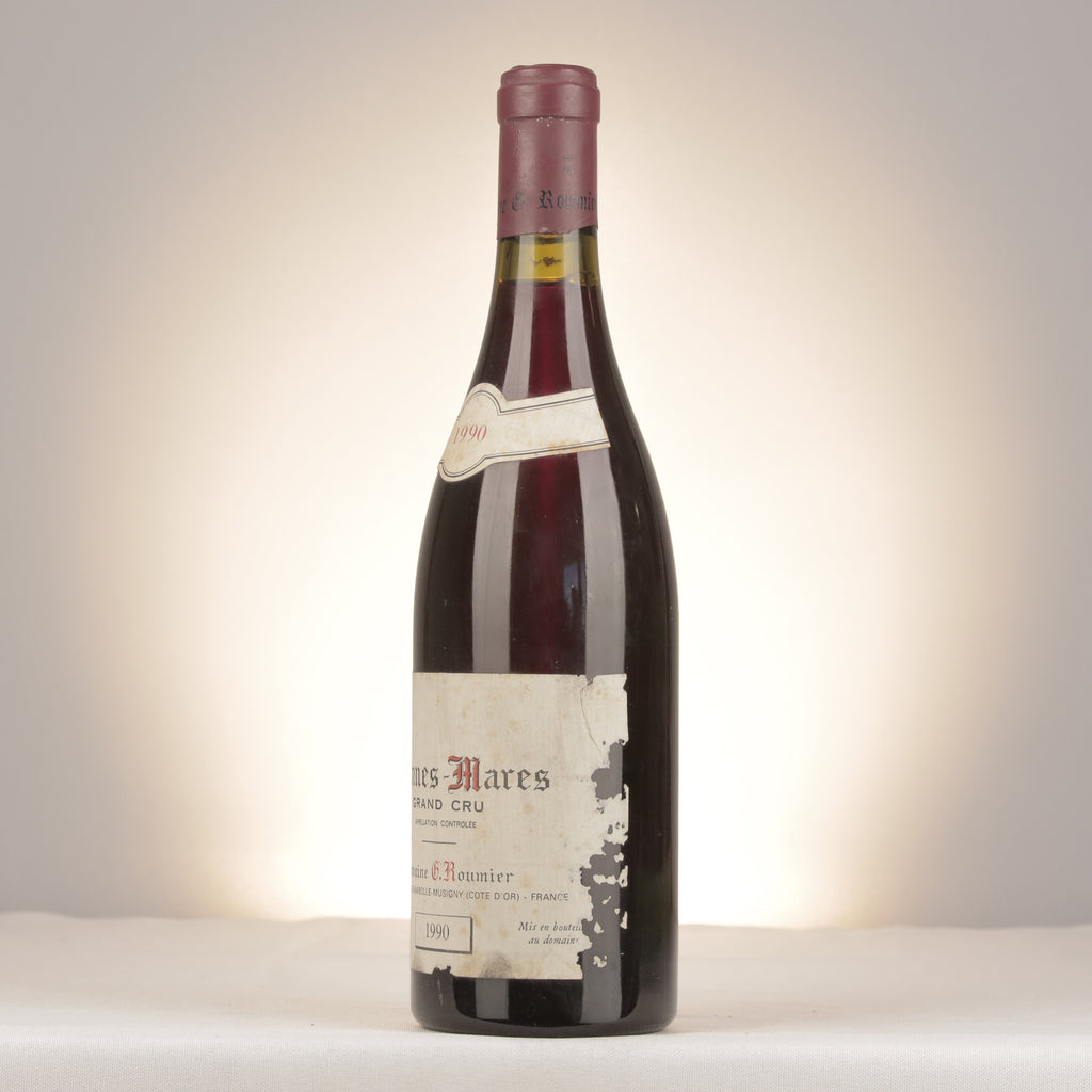 Georges Roumier Bonnes Mares Grand Cru 1990 Bottle turned left