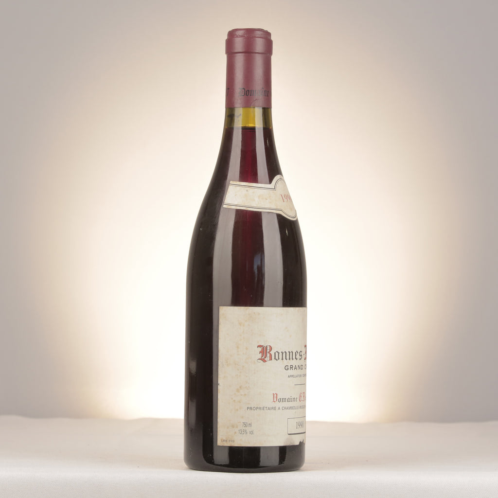 Georges Roumier Bonnes Mares Grand Cru 1990 Bottle turned right