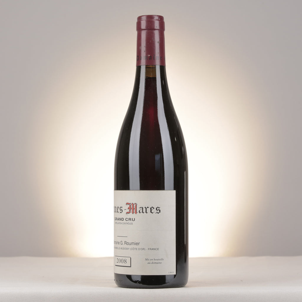 Georges Roumier Bonnes Mares Grand Cru 2008 Bottle turned left