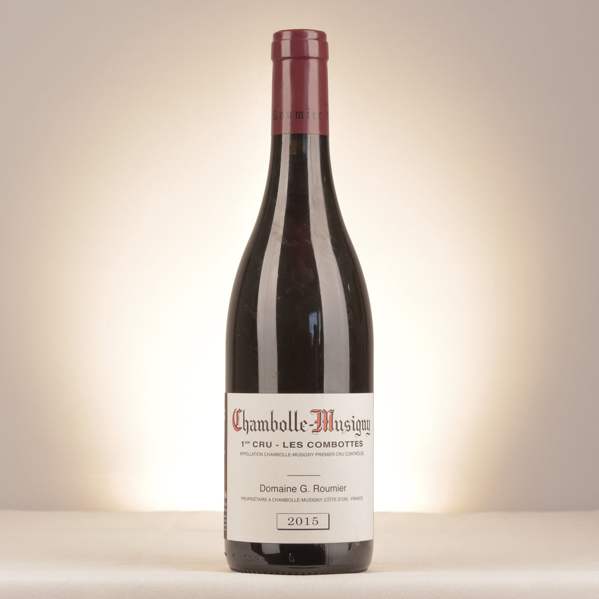 Georges Roumier Chambolle-Musigny 1er Cru Les Combottes 2015 Bottle front