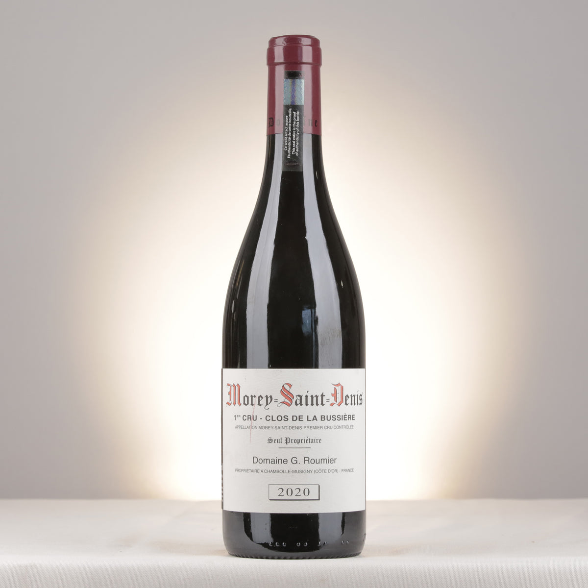 Georges Roumier Morey-Saint-Denis 1er Cru La Bussière 2020 Bottle front