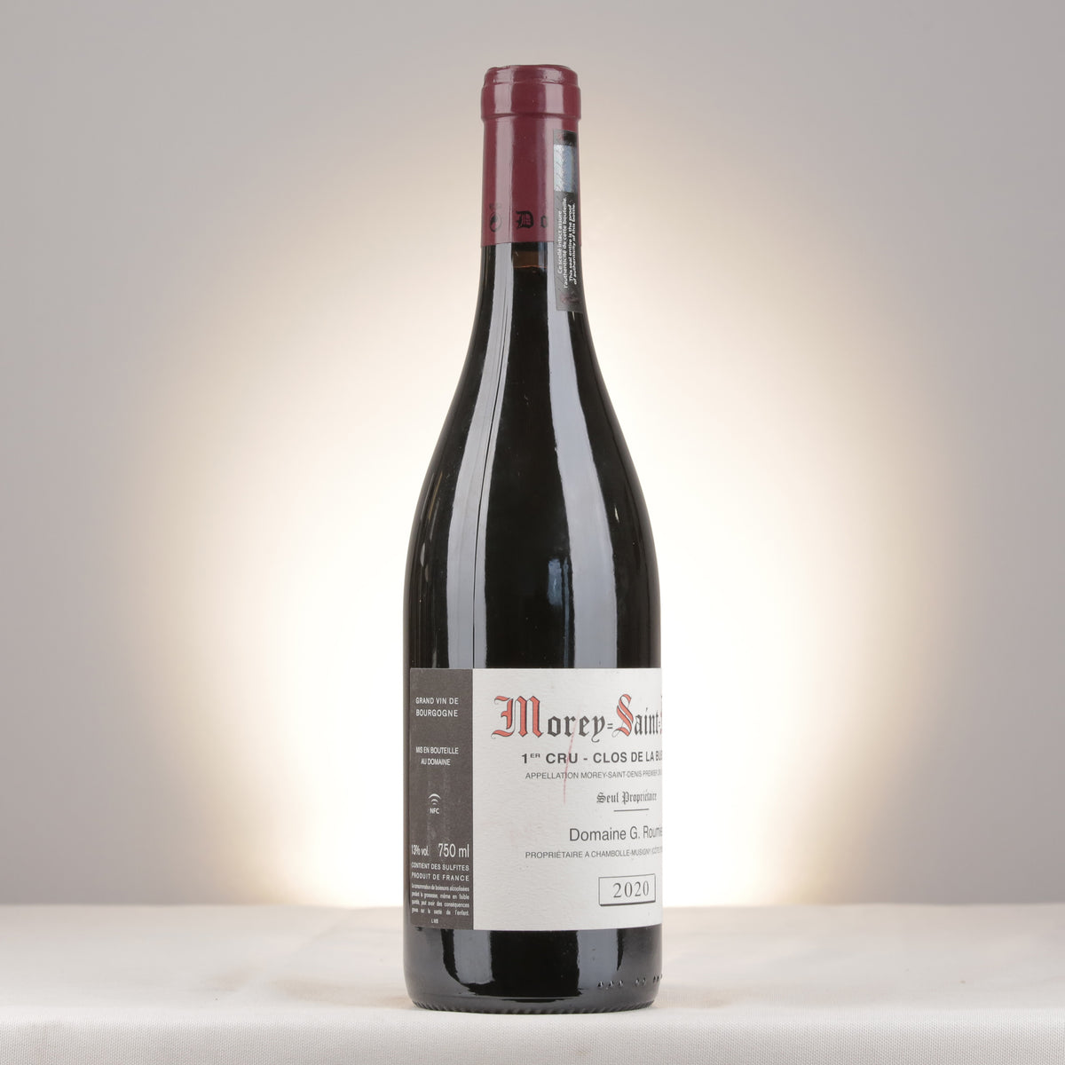 Georges Roumier Morey-Saint-Denis 1er Cru La Bussière 2020 Bottle turned right