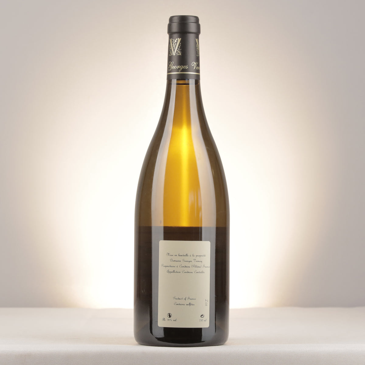 Domaine Georges Vernay Condrieu Coteau de Vernon 2011 Bottle back