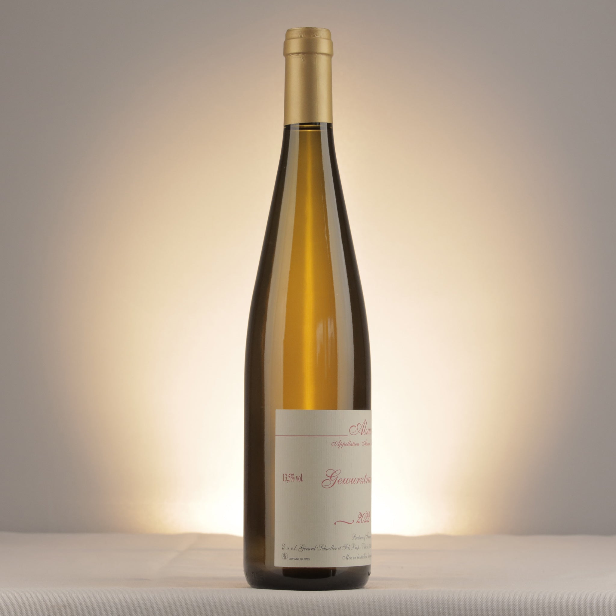 Gérard Schueller Gewurztraminer 2022 Bottle label