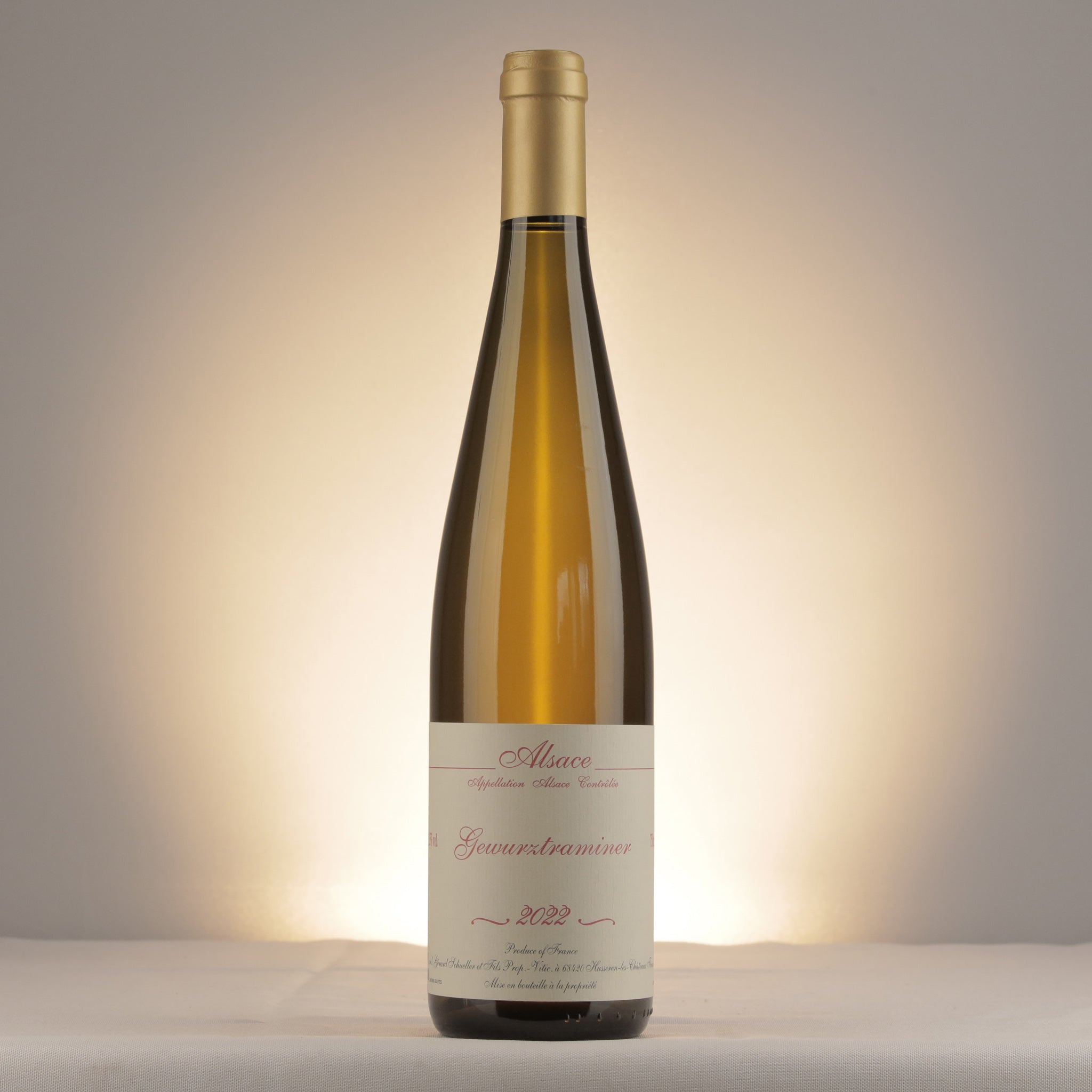 Gérard Schueller Gewurztraminer 2022 Bottle front
