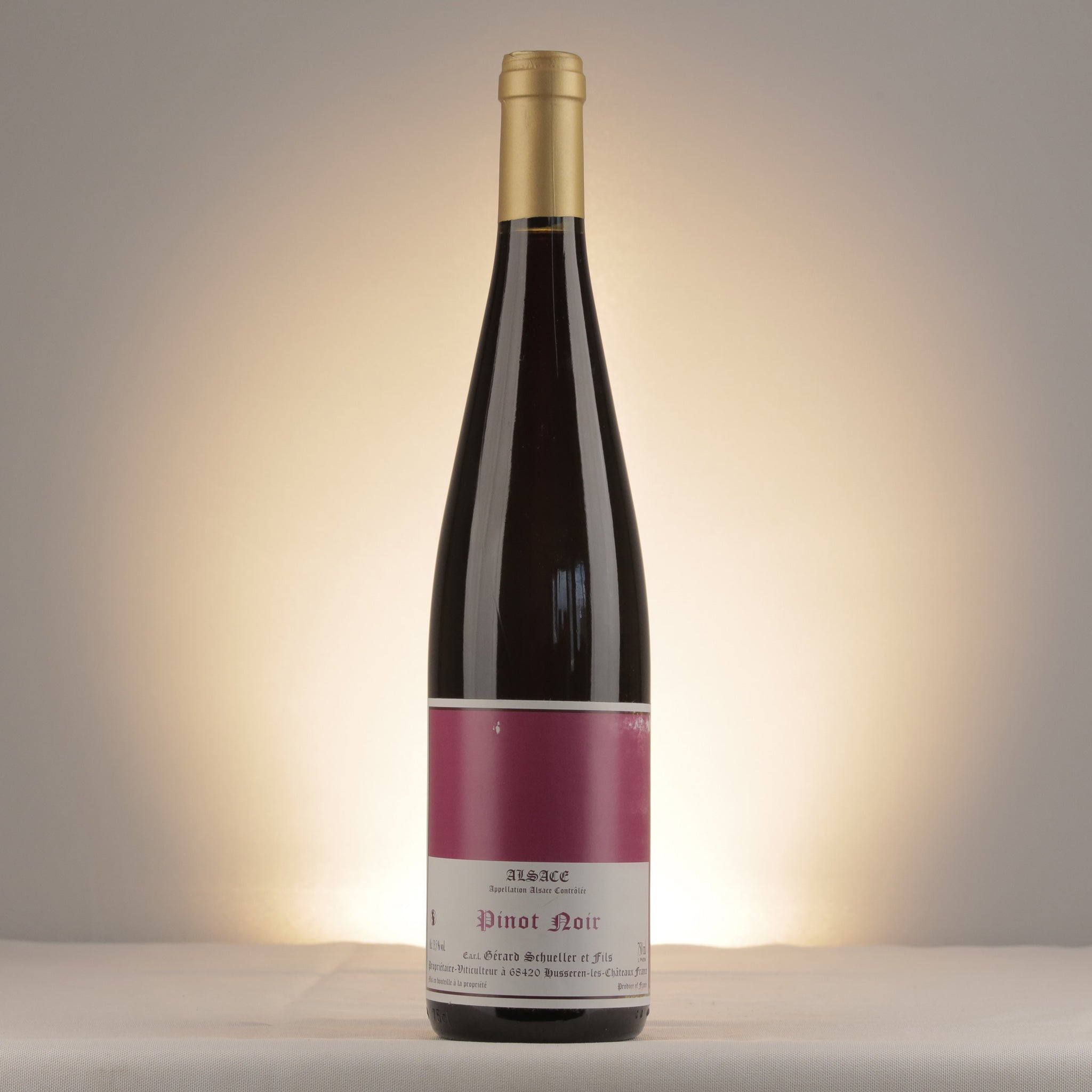 Gérard Schueller Pinot Noir Alsace 2022 Bottle front