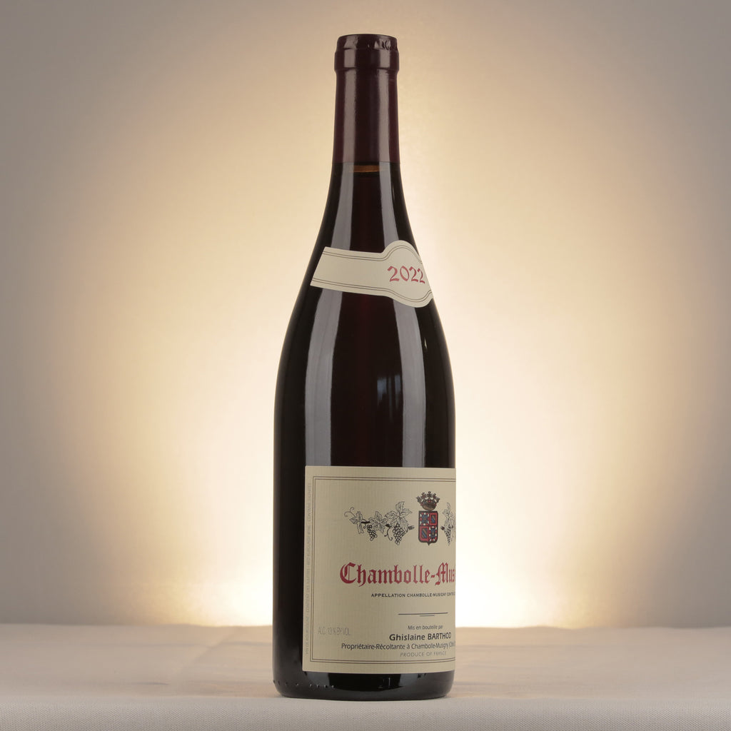 Domaine Ghislaine Barthod Chambolle-Musigny 2022 Bottle detail