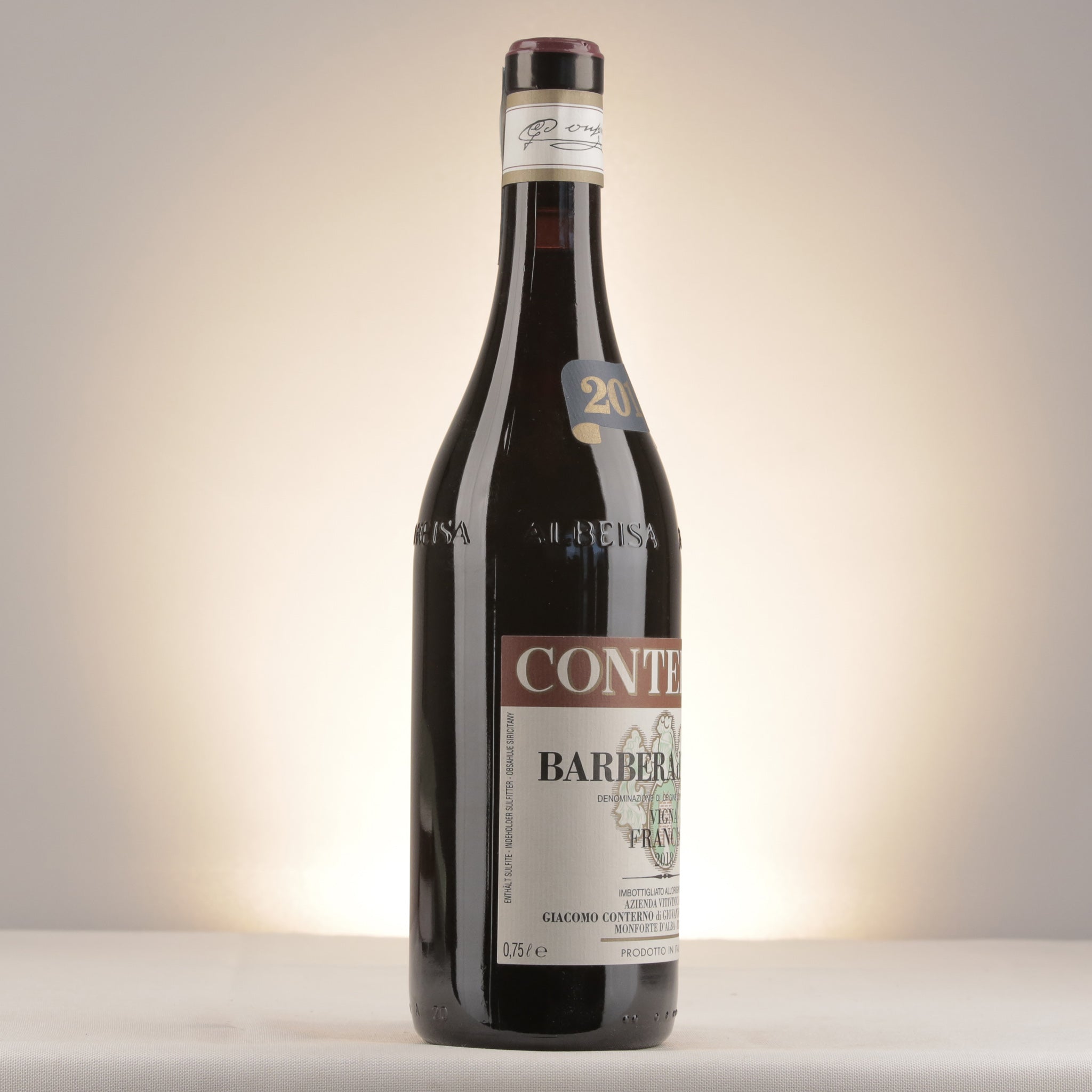 Giacomo Conterno Barbera d'Alba Francia 2018 Bottle label