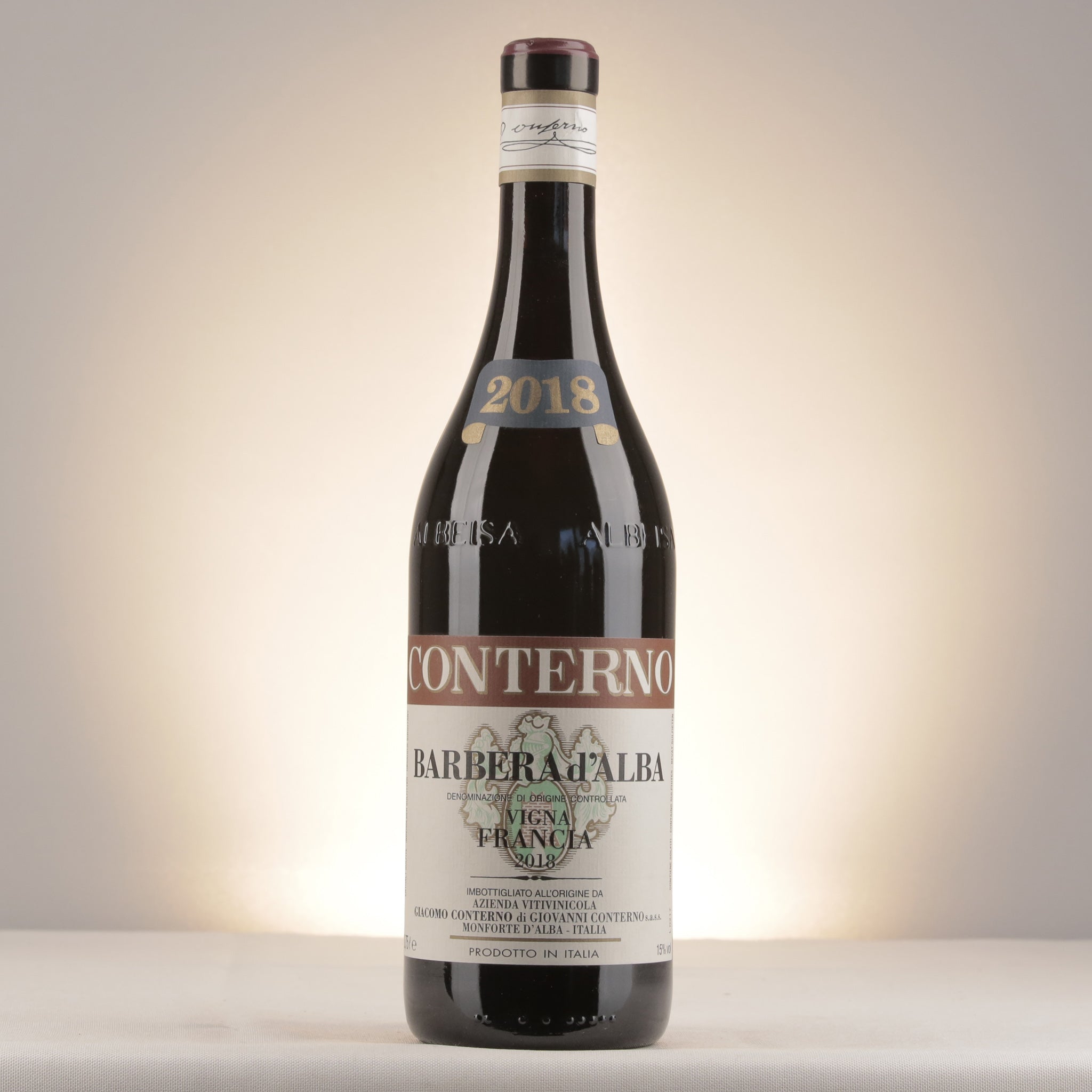 Giacomo Conterno Barbera d'Alba Francia 2018 Bottle front