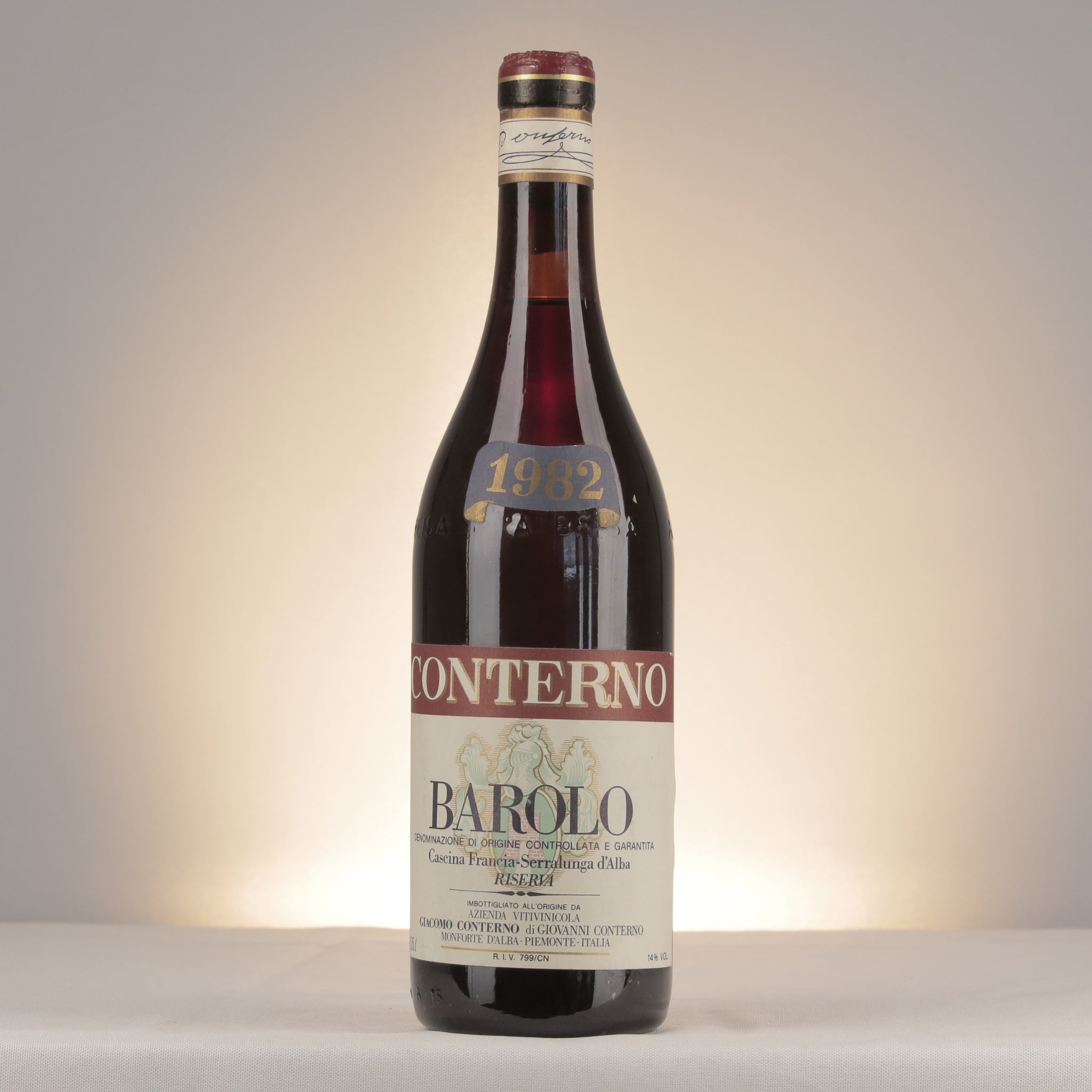 Giacomo Conterno Barolo Cascina Francia Riserva 1982 – Dynamic Cellars