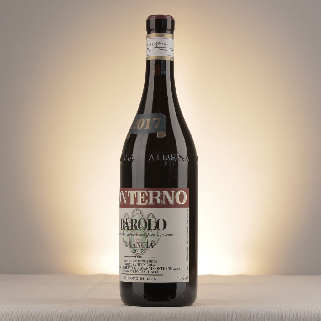 Giacomo Conterno Barolo Francia 2017 Bottle detail