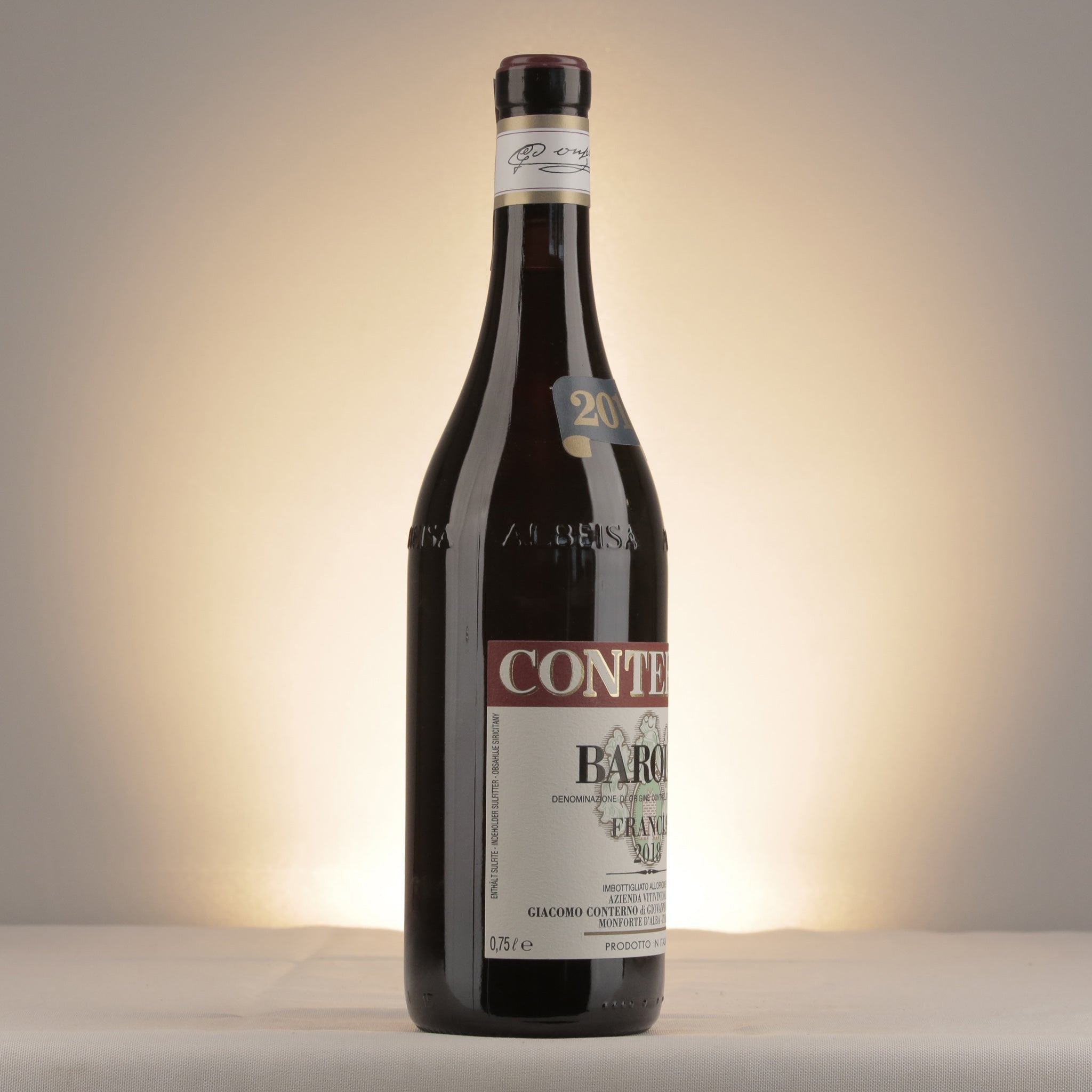 Giacomo Conterno Barolo Francia 2018 Bottle label