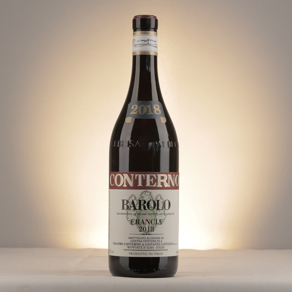 Giacomo Conterno Barolo Francia 2018 Bottle front
