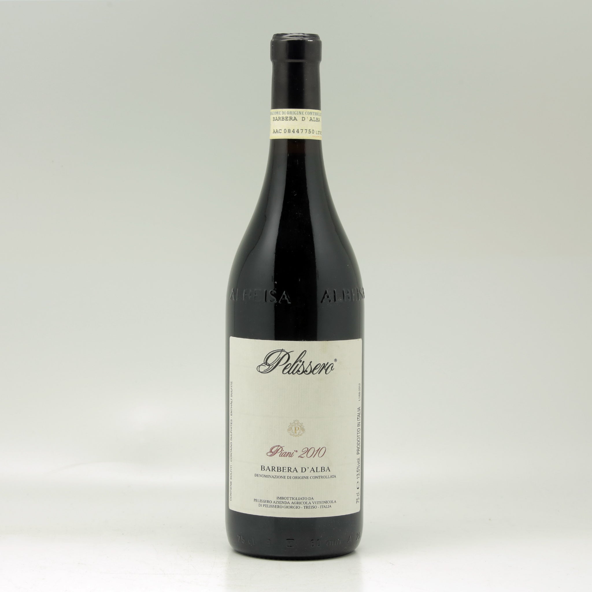 Giorgio Pelissero Piani Barbera d'Alba DOC 2010 Red wine Bottle