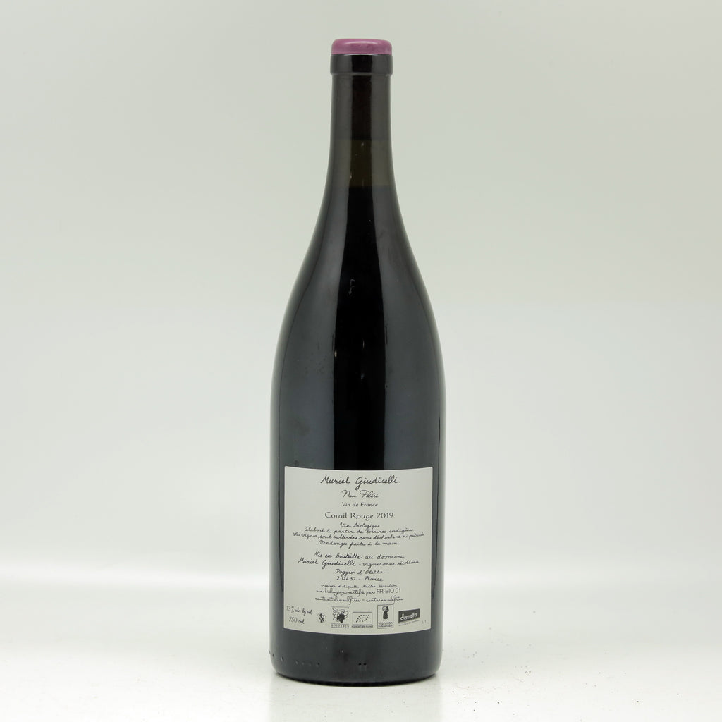 Giudicelli Muriel Vin de France Corail 2019 Red wine Bottle