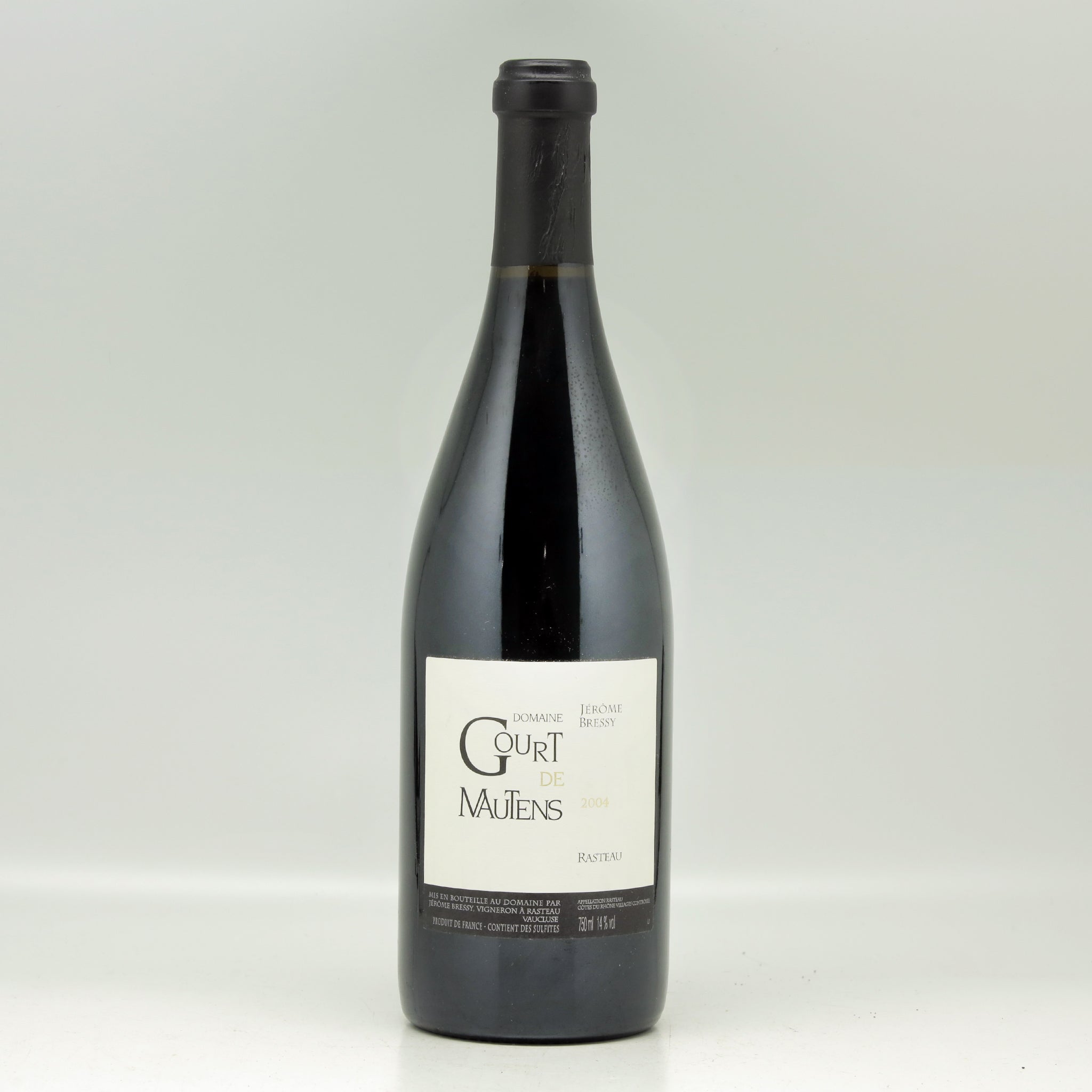 Domaine Gourt de Mautens Gourt de Mautens Rasteau 2004 Red wine Bottle