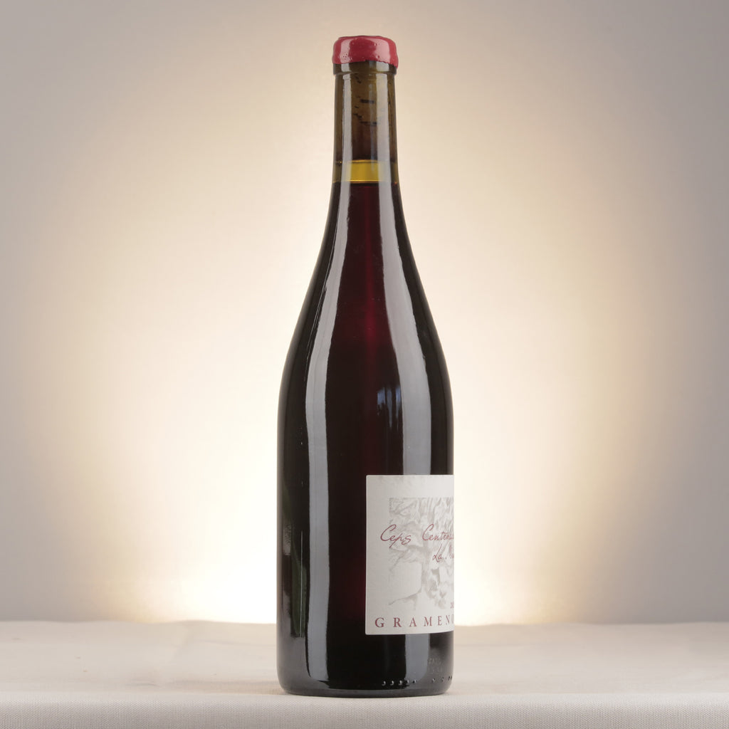 Gramenon Côtes du Rhône Ceps Centenaires La Mémé 2020 Bottle label