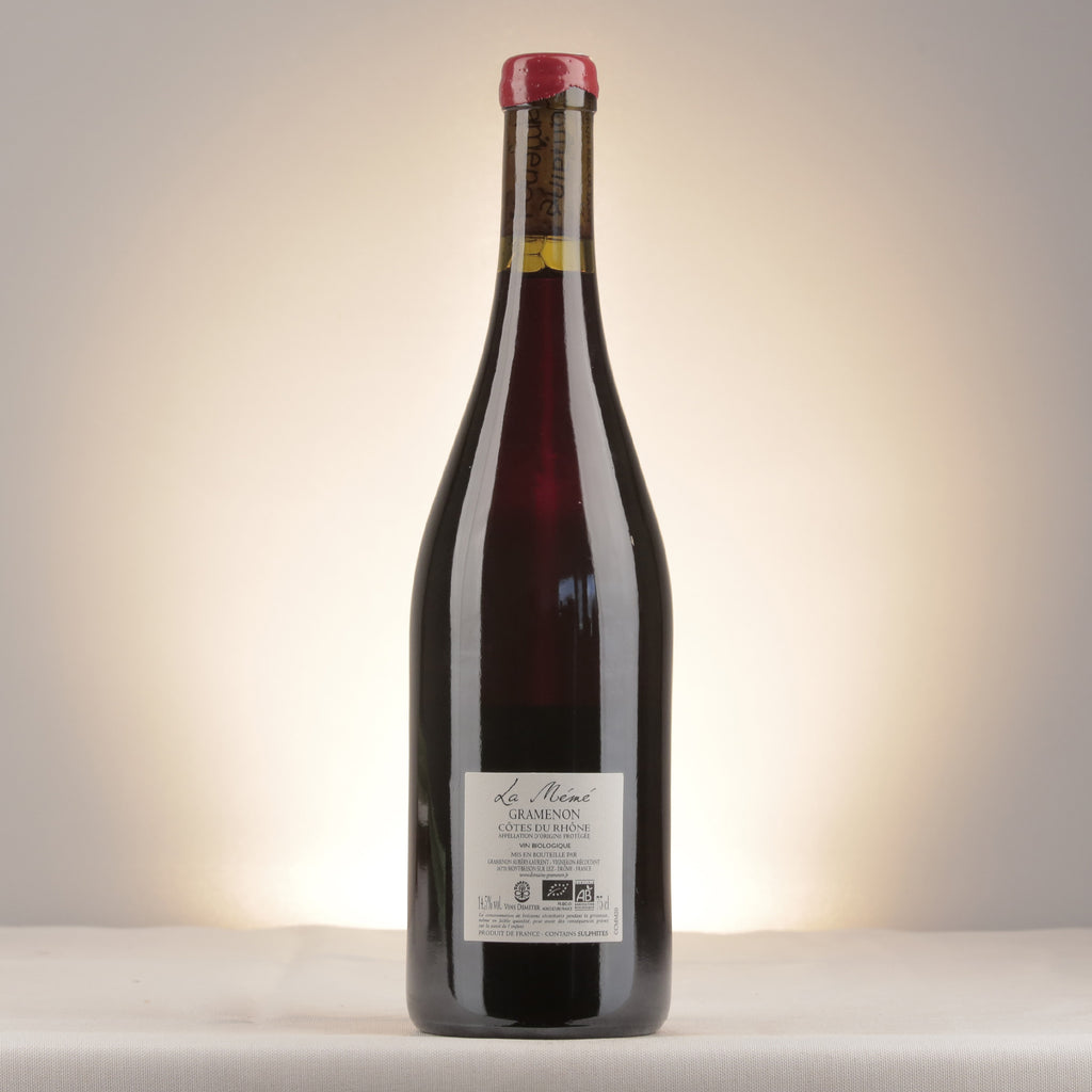 Gramenon Côtes du Rhône Ceps Centenaires La Mémé 2020 Bottle back