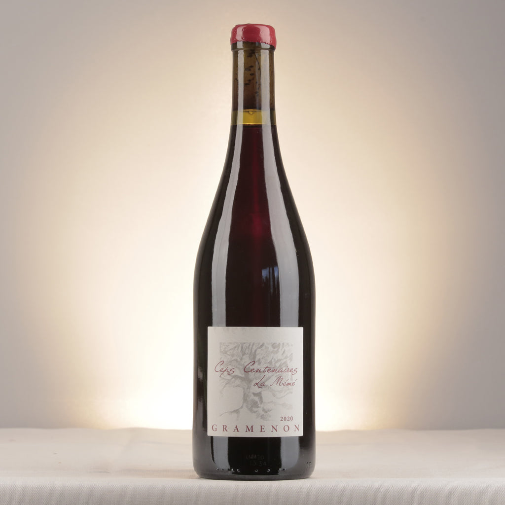 Gramenon Côtes du Rhône Ceps Centenaires La Mémé 2020 Bottle front