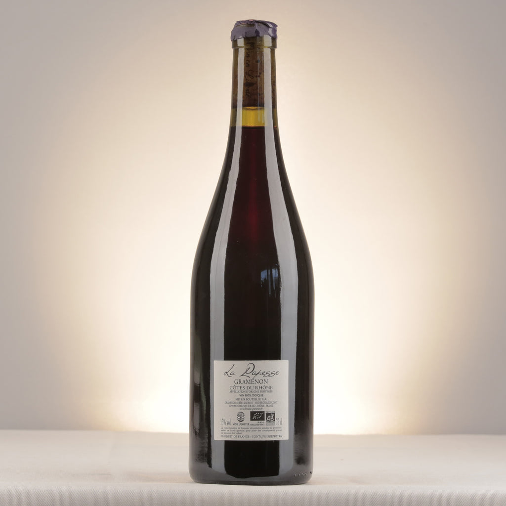 Gramenon La Papesse 2020 Bottle back