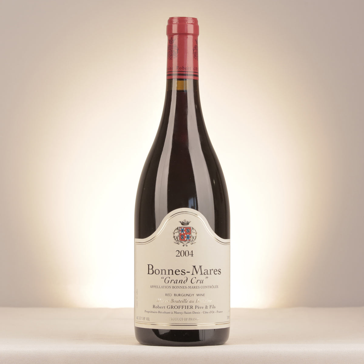 Robert Groffier Père et Fils Bonnes-Mares Grand Cru 2004 Bottle front