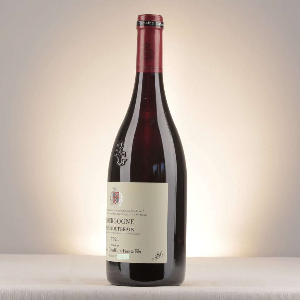 Robert Groffier Père et Fils Bourgogne Passe-tout-grains 2021 Bottle detail