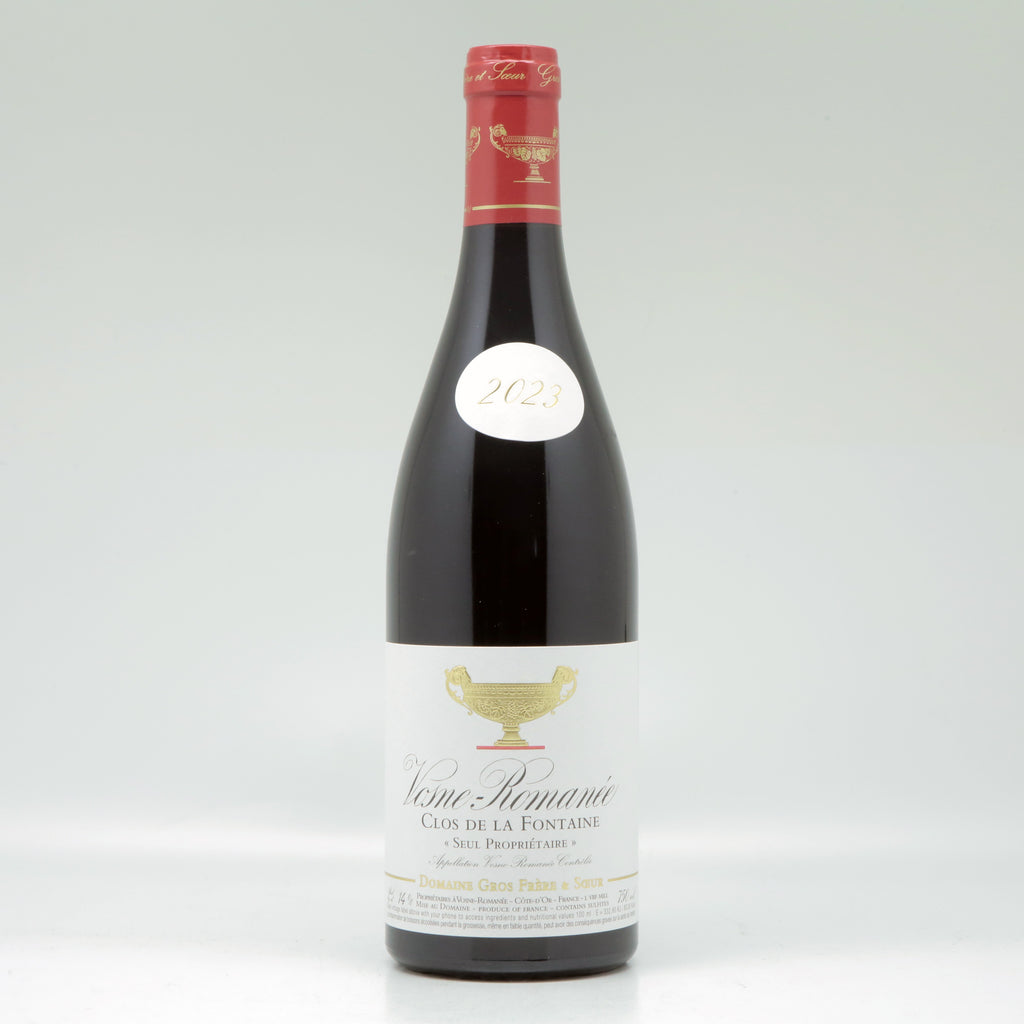 Domaine Gros Frère et Soeur Clos de la Fontaine Vosne-Romanée 2023 Red wine Bottle