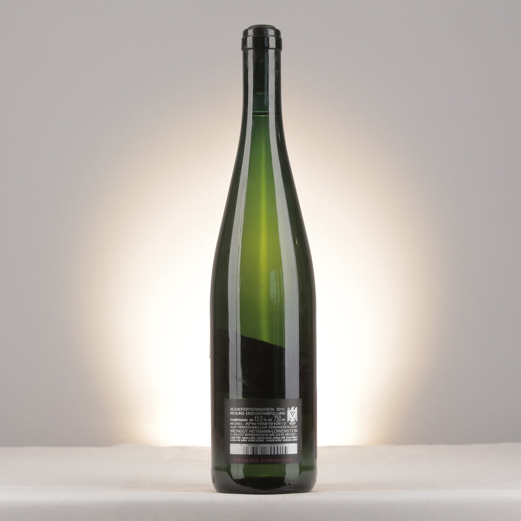 Heymann-Löwenstein Riesling Schieferterrassen Mosel 2011 Bottle back