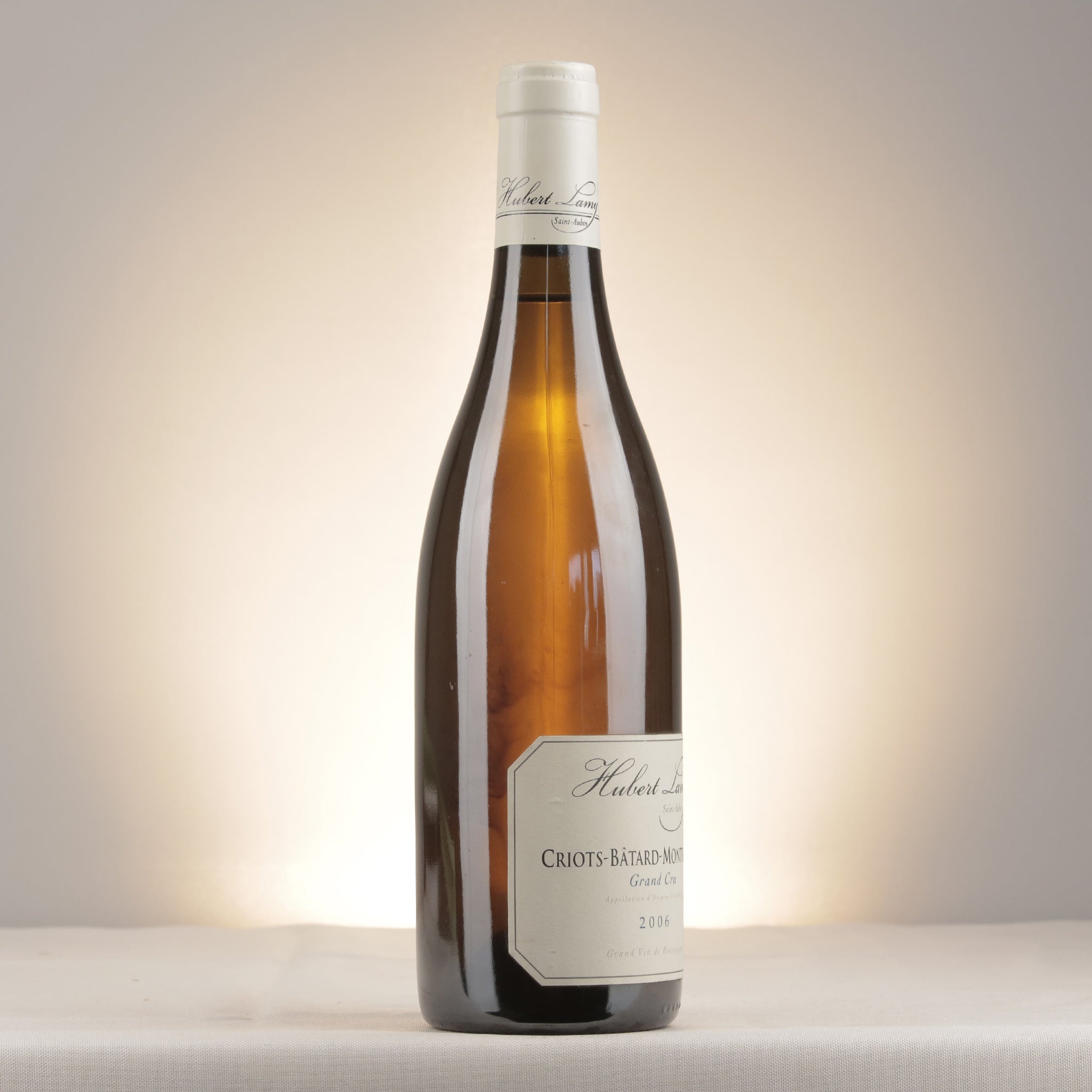 Hubert Lamy Criots-Batard-Montrachet Grand Cru 2006 Bottle label