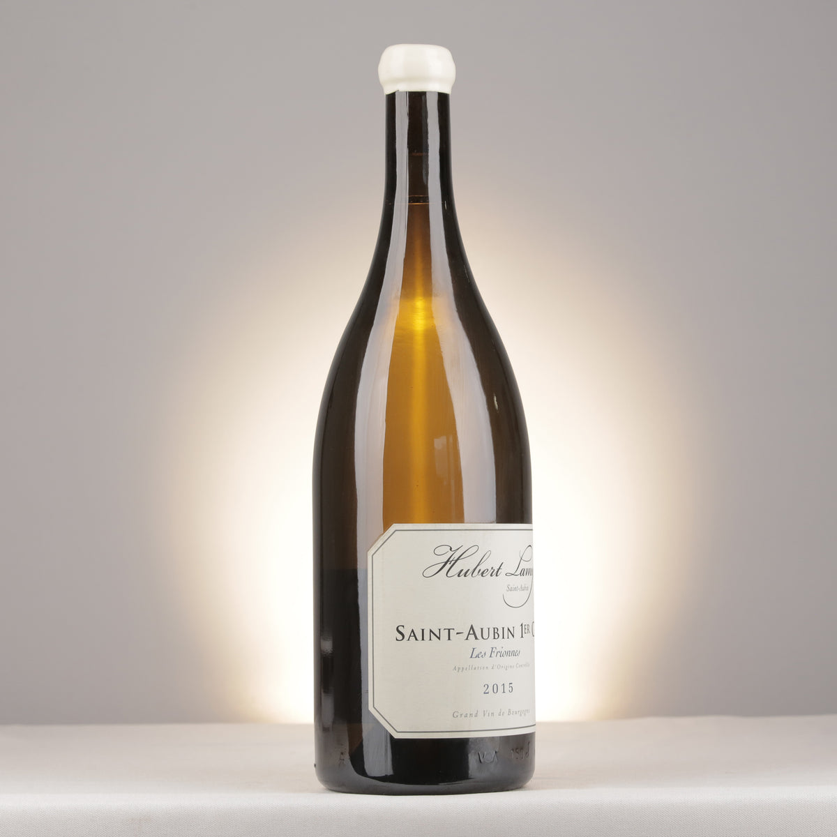Hubert Lamy Saint-Aubin 1er Cru Les Frionnes Blanc 2015 Magnum turned right