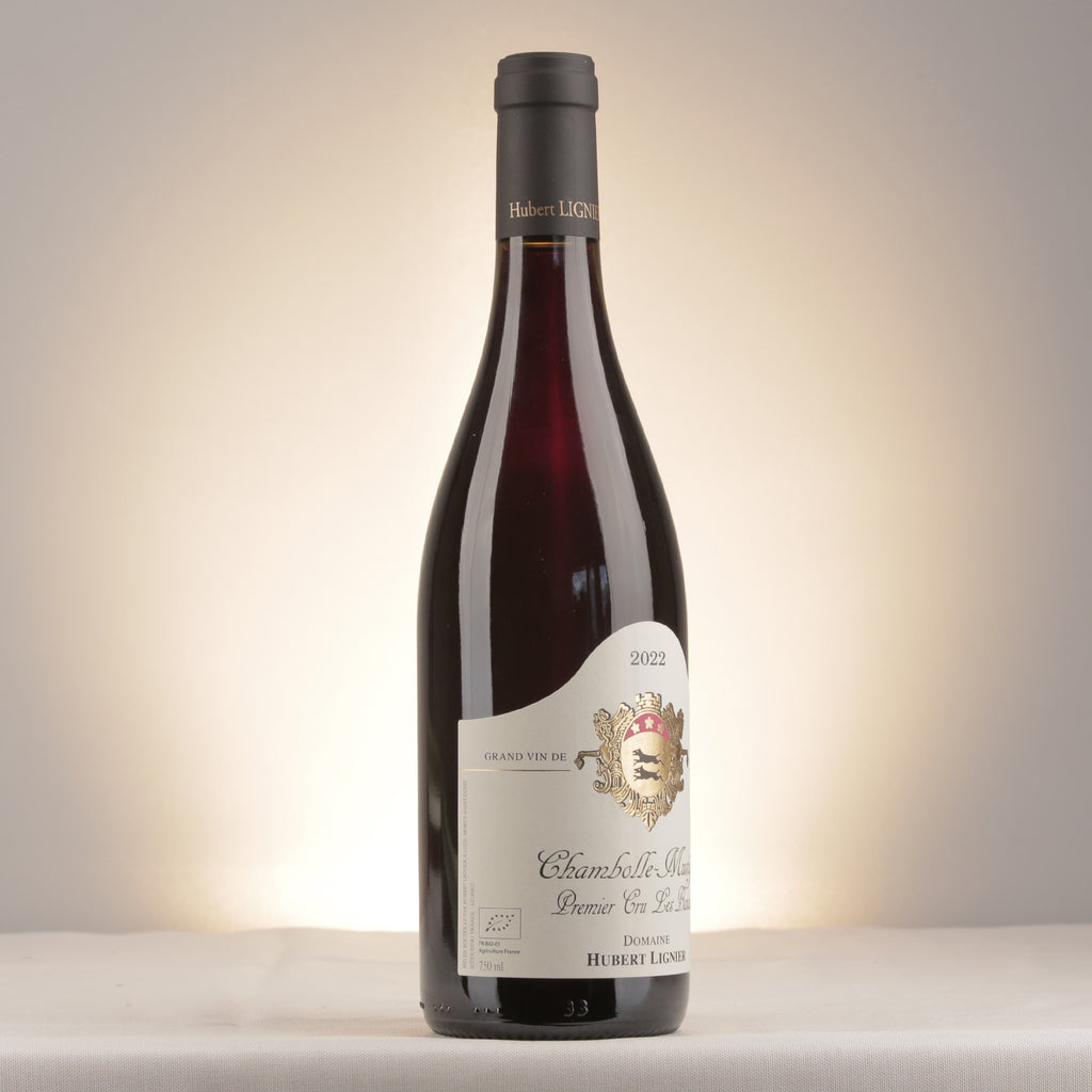 Hubert Lignier Chambolle-Musigny 1er Cru Les Baudes 2022 Bottle label