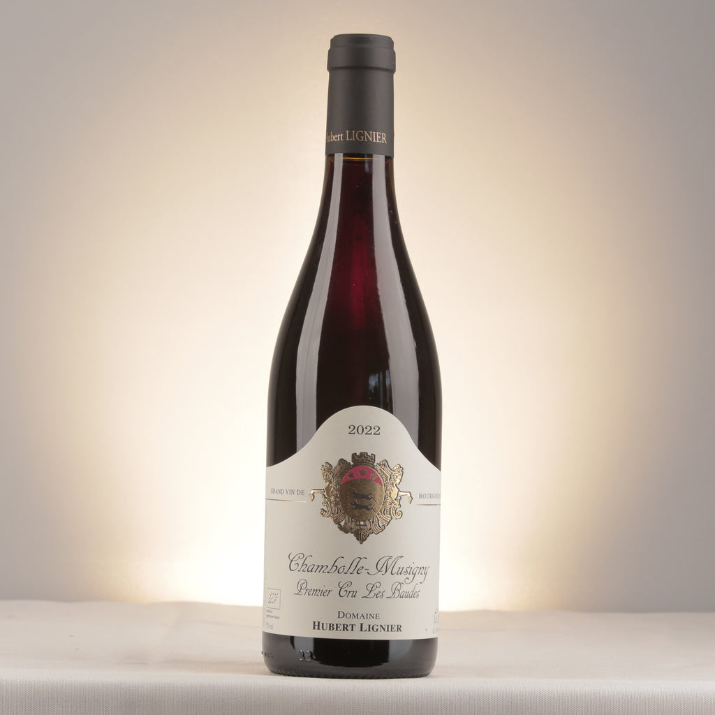 Hubert Lignier Chambolle-Musigny 1er Cru Les Baudes 2022 Bottle front