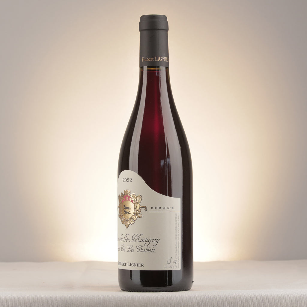 Hubert Lignier Chambolle-Musigny 1er Cru Les Chabiots 2022 Bottle label