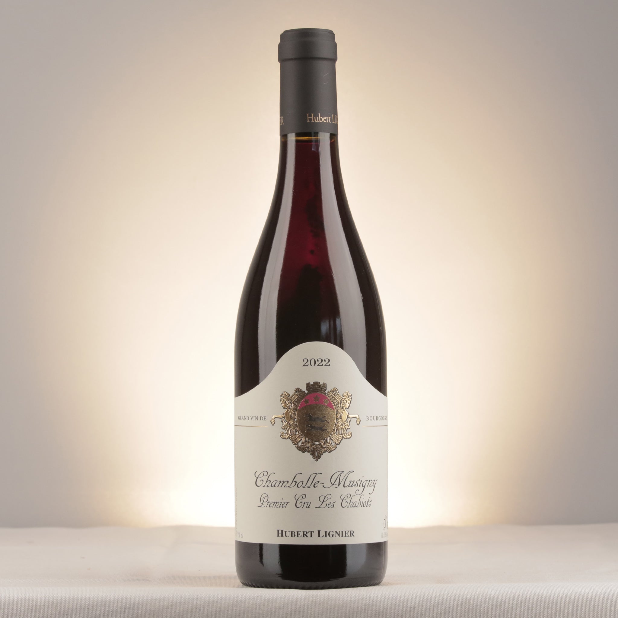 Hubert Lignier Chambolle-Musigny 1er Cru Les Chabiots 2022 Bottle front