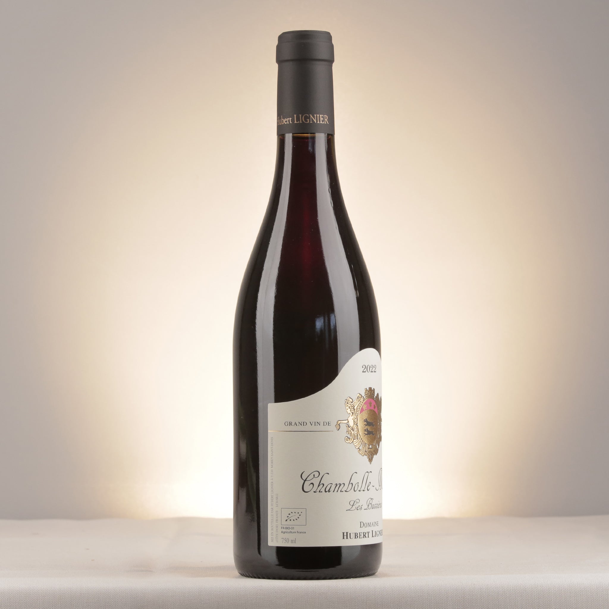 Hubert Lignier Chambolle-Musigny Les Bussieres 2022 Bottle label